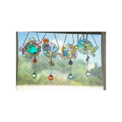 Maison Ghibli Sun catcher Stained glass Sheeta & Pazu - Castle in the Sky