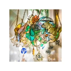 Maison Ghibli Sun catcher Stained glass Sophie & Hauru - Howl's Moving Castle