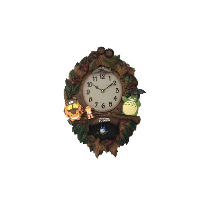 Maison Ghibli Swing Clock Autumn Leaves - My Neighbor Totoro