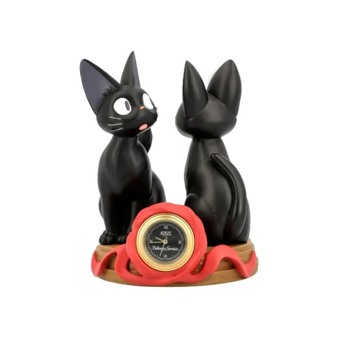 Maison Ghibli Table Clock Jiji & Soft Toy Jiji - Kiki's Delivery Service