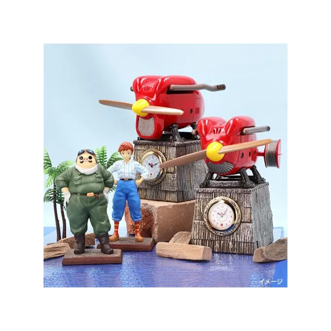 Maison Ghibli TABLE CLOCK MARCO SAVOIA TRIAL MODEL - PORCO ROSSO