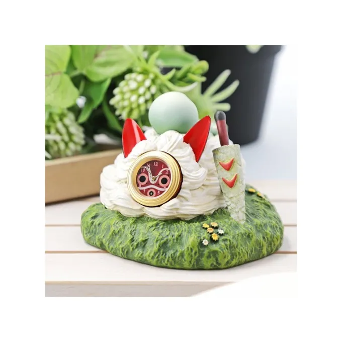 Maison Ghibli TABLE CLOCK ON THE SUN’S MASK - PRINCESS MONONOKE