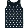 Maison Ghibli TANK TOP TOTORO KUROSUKE DOTS BLACK(LADIES) - MY NEIGHBOR TOTORO
