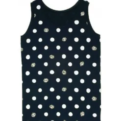 Maison Ghibli TANK TOP TOTORO KUROSUKE DOTS BLACK(LADIES) - MY NEIGHBOR TOTORO