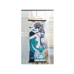 Maison Ghibli Tenugui Ashitaka and Yakul - Princess Mononoke