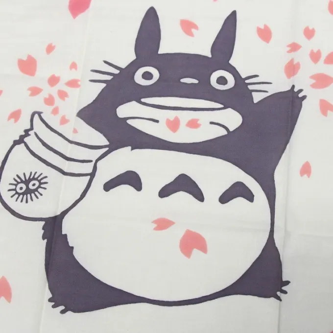 Maison Ghibli Tenugui Cherry tree blooms - My Neighbor Totoro