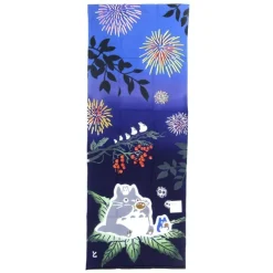 Maison Ghibli Tenugui Fireworks - My Neighbor Totoro