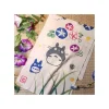 Maison Ghibli Tenugui Morning glory & firefly - My Neighbor Totoro
