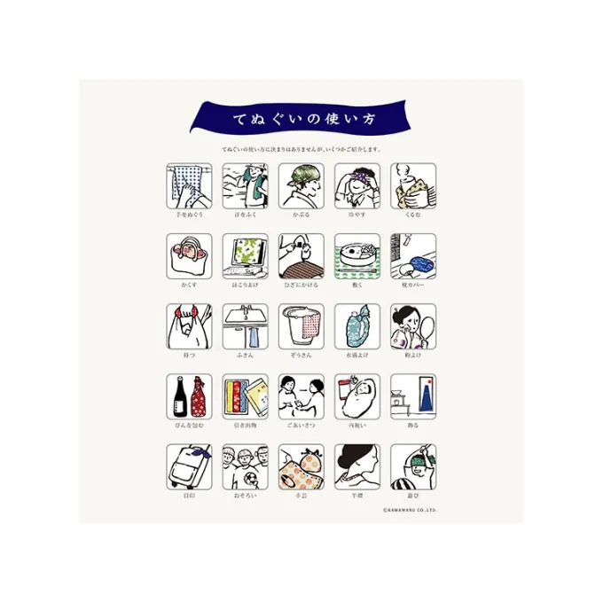 Maison Ghibli Tenugui Wasabi - My Neighbor Totoro