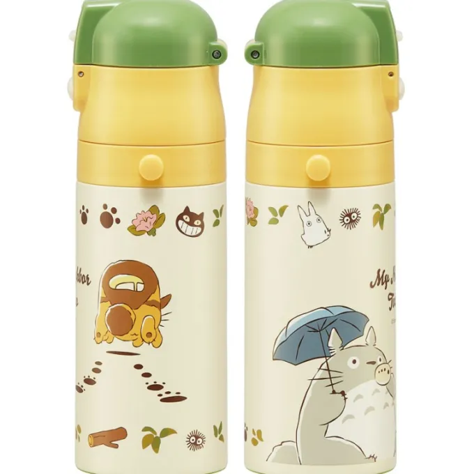 Maison Ghibli Thermos Bottle double opening Totoro & Catbus - My Neighbor Totoro