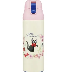 Maison Ghibli Thermos Bottle 500ml Jiji Flower garland - Kiki's Delivery Service