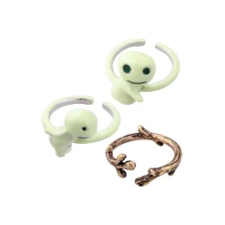 Maison Ghibli Three Ring set Kodama - Princess Mononoke