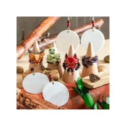 Maison Ghibli Three Ring set Kodama - Princess Mononoke