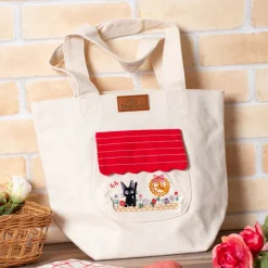 Maison Ghibli Tote bag Jiji in the flowers - Kiki's Delivery Service