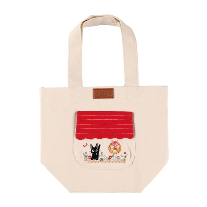 Maison Ghibli Tote bag Jiji in the flowers - Kiki's Delivery Service