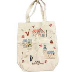 Maison Ghibli Tote bag with patch Kiki’s town  - Kiki's Delivery Service