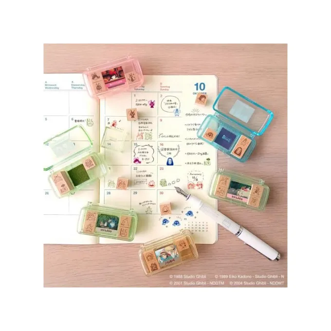 Maison Ghibli Totoro Mini Stamp Set Green - My Neighbor Totoro