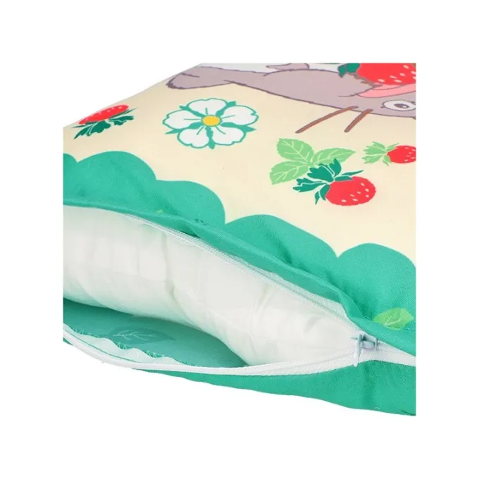 Maison Ghibli Totoro with strawberries pillow 28 x 39 cm - My Neighbor Totoro