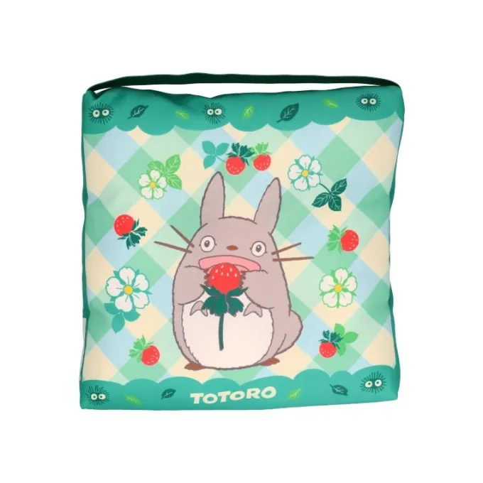 Maison Ghibli Totoro with strawberries cushion 30 x 30 cm - My Neighbor Totoro