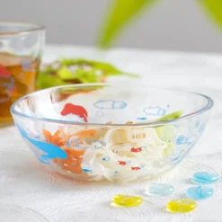 Maison Ghibli Transparent bowl 13cm Ponyo under the sea - Ponyo on the Cliff