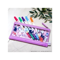 Maison Ghibli Transparent Pencase Purple - Kiki's Delivery Service