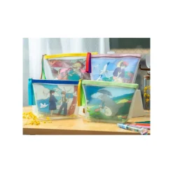 Maison Ghibli Transparent Pouch embroidered - Castle in the Sky