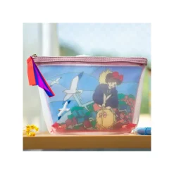 Maison Ghibli Transparent Pouch embroidered - Kiki’s Delivery Service