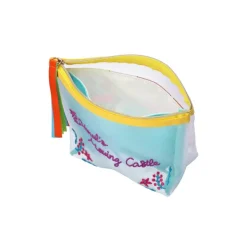 Maison Ghibli Transparent Pouch embroidered - Howl's Moving Castle