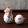Maison Ghibli Two pack Roly-poly figurines Heron & Warawara - The Boy and the Heron