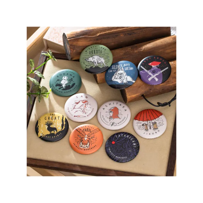 Maison Ghibli Vintage Badge Collection 10 PCS - Princess Mononoke