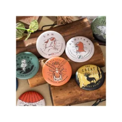 Maison Ghibli Vintage Badge Collection 10 PCS - Princess Mononoke