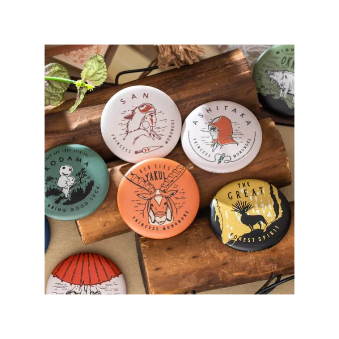Maison Ghibli Vintage Badge Collection 10 PCS - Princess Mononoke