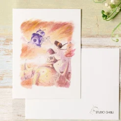 Maison Ghibli Watercolour Greeting cards 24 x 15,8 cm Rescue - Castle in the Sky
