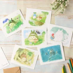 Maison Ghibli Watercolour Greeting cards 24 x 15,8 cm Rescue - Castle in the Sky