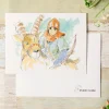 Maison Ghibli Watercolour Greeting cards 24 x 15,8 cm Ashitaka and Yakul - Princess