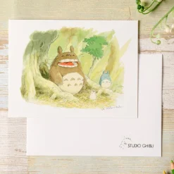 Maison Ghibli Watercolour Greeting cards 24 x 15,8 cm Spring - My Neighbor Totoro