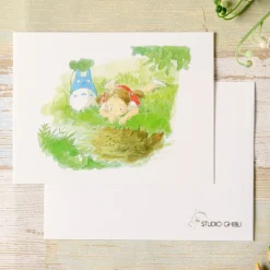 Maison Ghibli Watercolour Greeting cards 24 x 15,8 cm Summer - My Neighbor Totoro