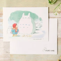 Maison Ghibli Watercolour Greeting cards 24 x 15,8 cm Winter - My Neighbor Totoro