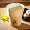 Maison Ghibli White hand made Shigaraki ware Cup Totoro - My Neighbor Totoro