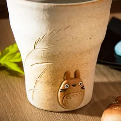 Maison Ghibli White hand made Shigaraki ware Cup Totoro - My Neighbor Totoro