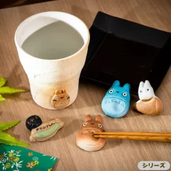 Maison Ghibli White hand made Shigaraki ware Cup Totoro - My Neighbor Totoro