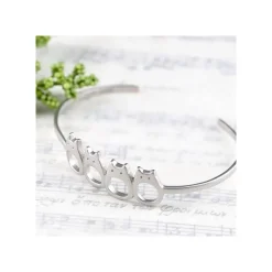 Maison Ghibli White Totoro Metal Garland Bracelet - My Neighbor Totoro