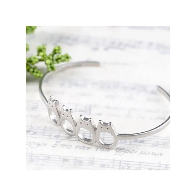 Maison Ghibli White Totoro Metal Garland Bracelet - My Neighbor Totoro