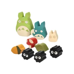 Maison Ghibli Wood Figurine Totoro with Soot Sprites - My Neighbor Totoro