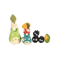 Maison Ghibli Wood Figurine Totoro with Soot Sprites - My Neighbor Totoro