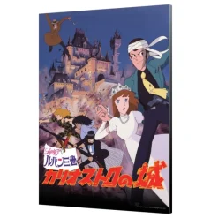 Maison Ghibli Wood Panel 02 - Lupin Classic Poster - Castle of Cagliostro