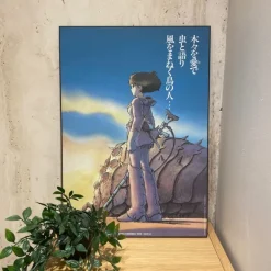 Maison Ghibli Wood Panel 35 x 50 Japanese Movie Poster - Nausicaa