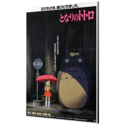 Maison Ghibli Wood Panel 35 x 50 Japanese Movie Poster – Totoro