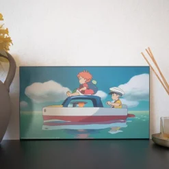 Maison Ghibli WOOD PANEL GHIBLI  02 - PONYO & SOSUKE