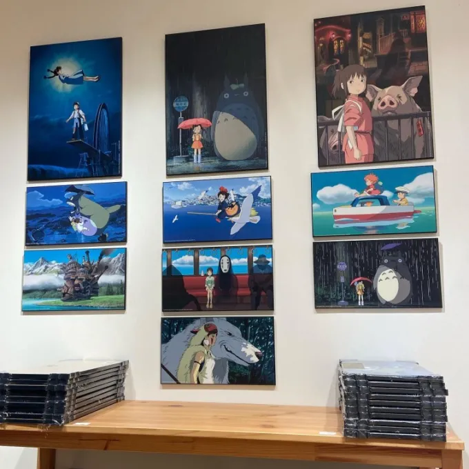 Maison Ghibli WOOD PANEL GHIBLI 02 - PONYO & SOSUKE